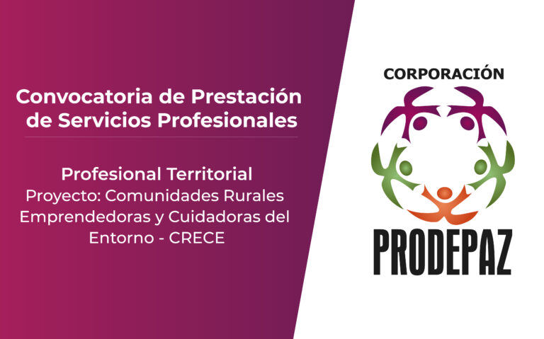 Convocatoria de Prestación de Servicios Profesionales: Profesional Territorial